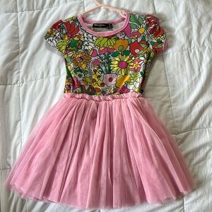 Girls Flowers and Love Dress 4T